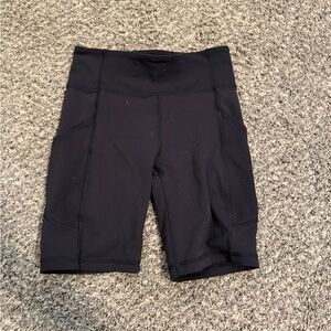 Lululemon Athletica Black Bike Shorts